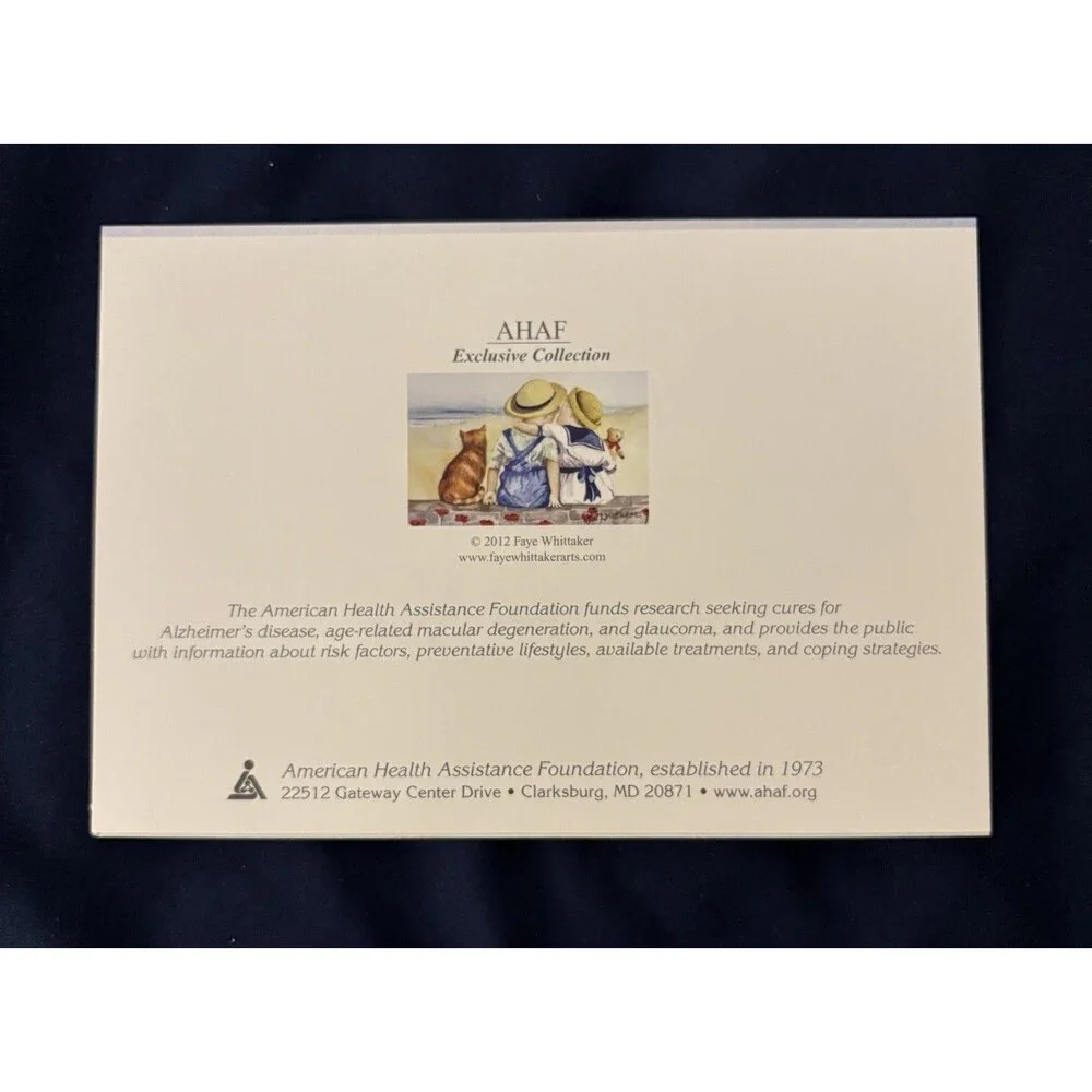 Friendship Card with White Envelope | Kids & Cat design by AHAF
